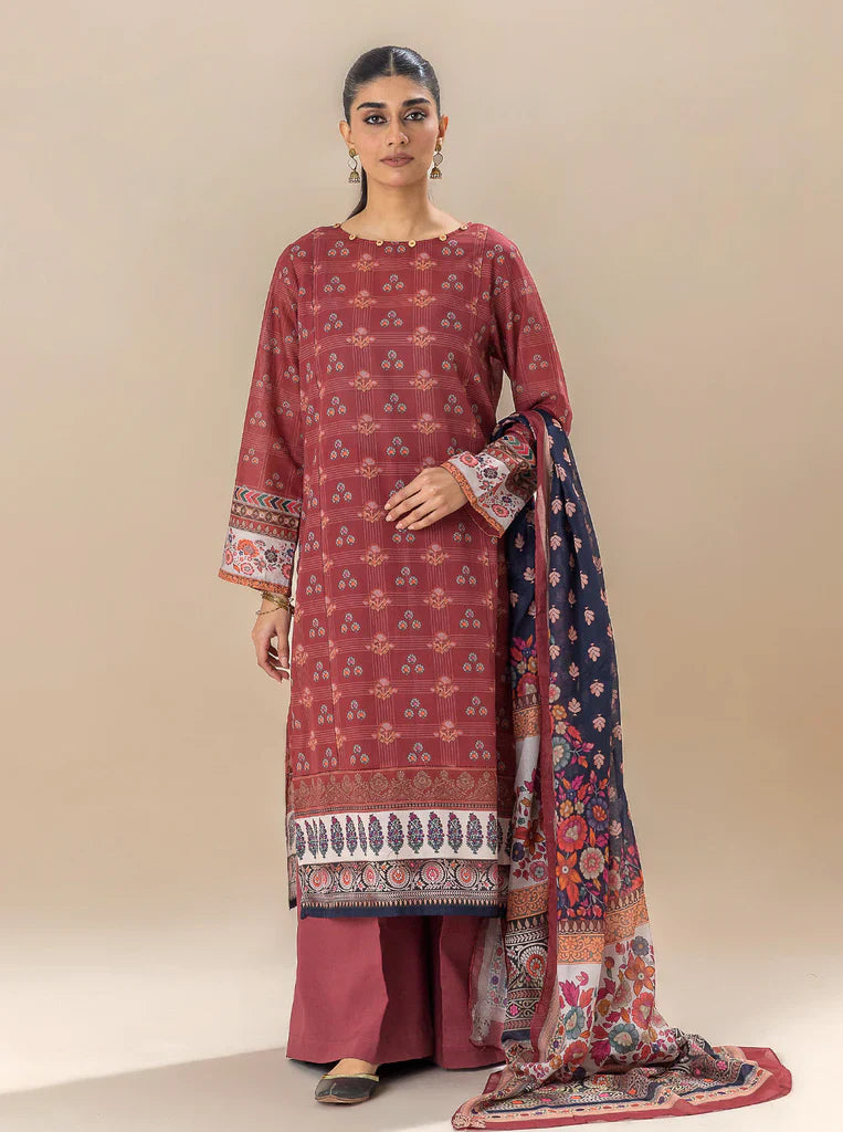 Morbagh | Lawn Collection 24 | ROYALTY RED