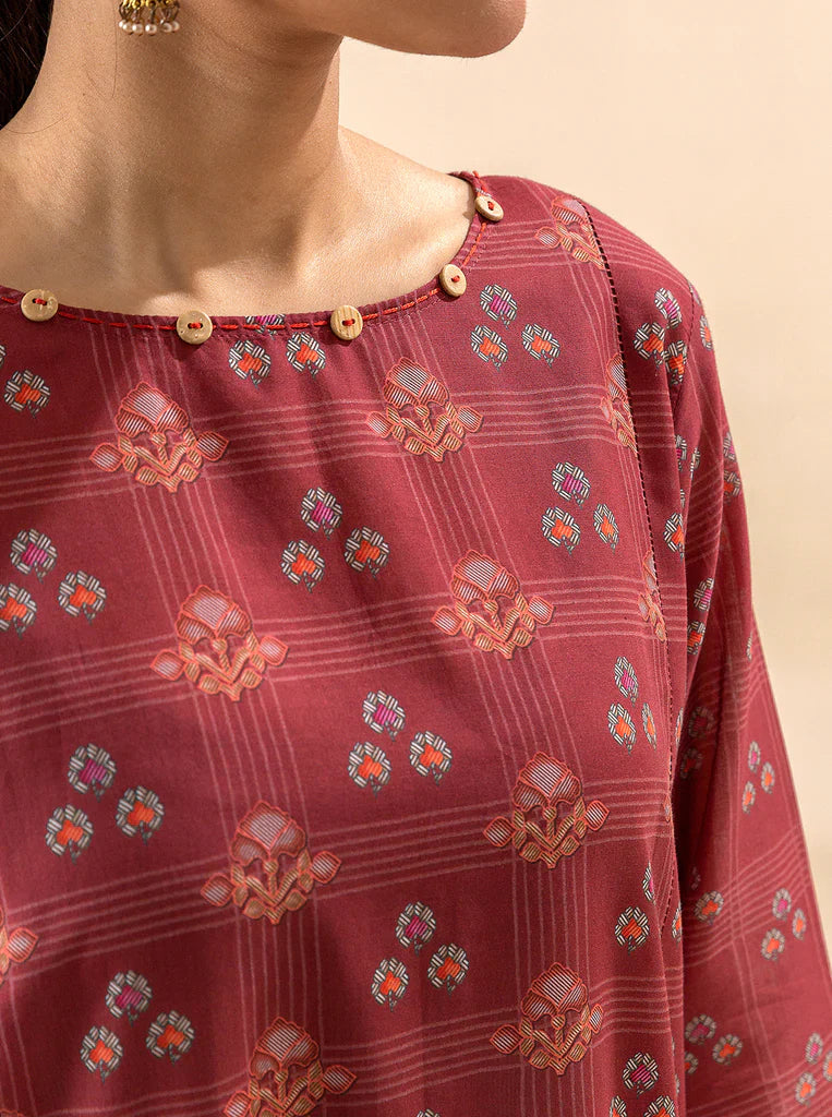 Morbagh | Lawn Collection 24 | ROYALTY RED