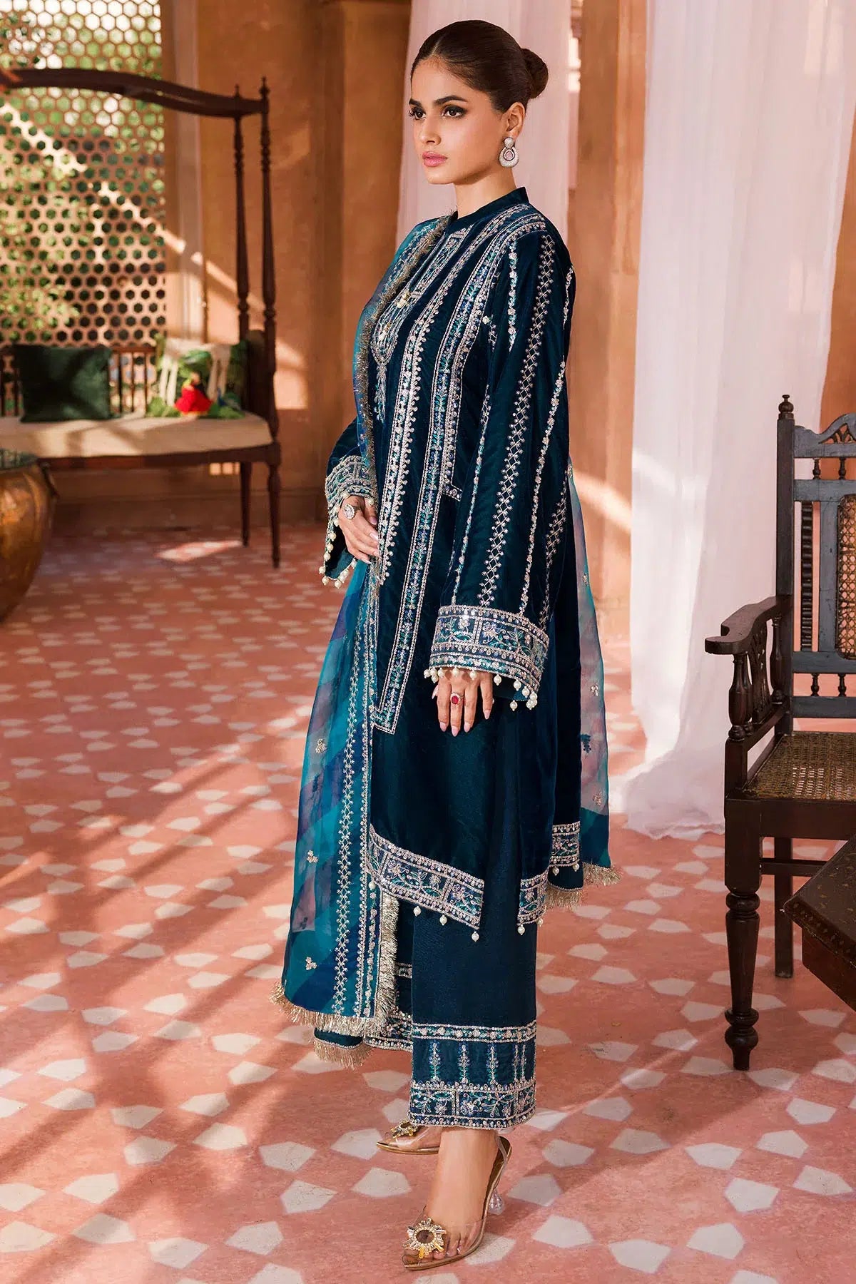 Motifz | Grand Velour Velvet Collection | 4401 - Official Motifz - Agha Fabrics UK