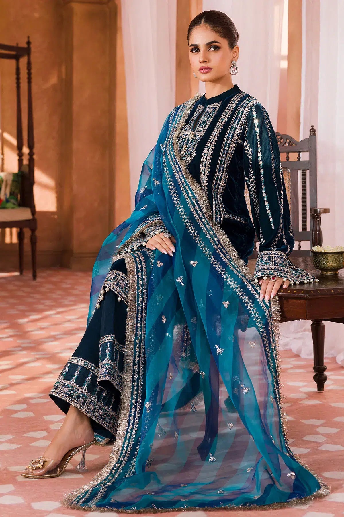 Motifz | Grand Velour Velvet Collection | 4401 - Official Motifz - Agha Fabrics UK