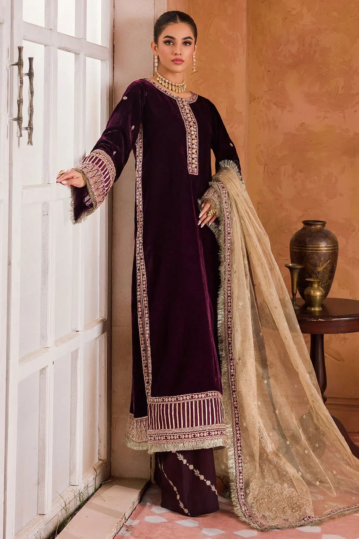 Motifz | Grand Velour Velvet Collection | 4402 - Official Motifz - Agha Fabrics UK