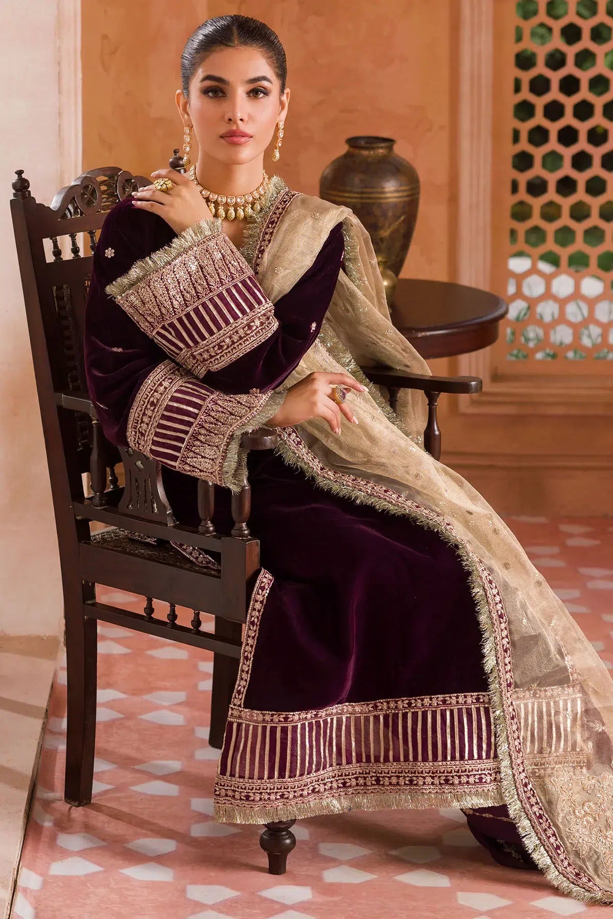 Motifz | Grand Velour Velvet Collection | 4402 - Official Motifz - Agha Fabrics UK