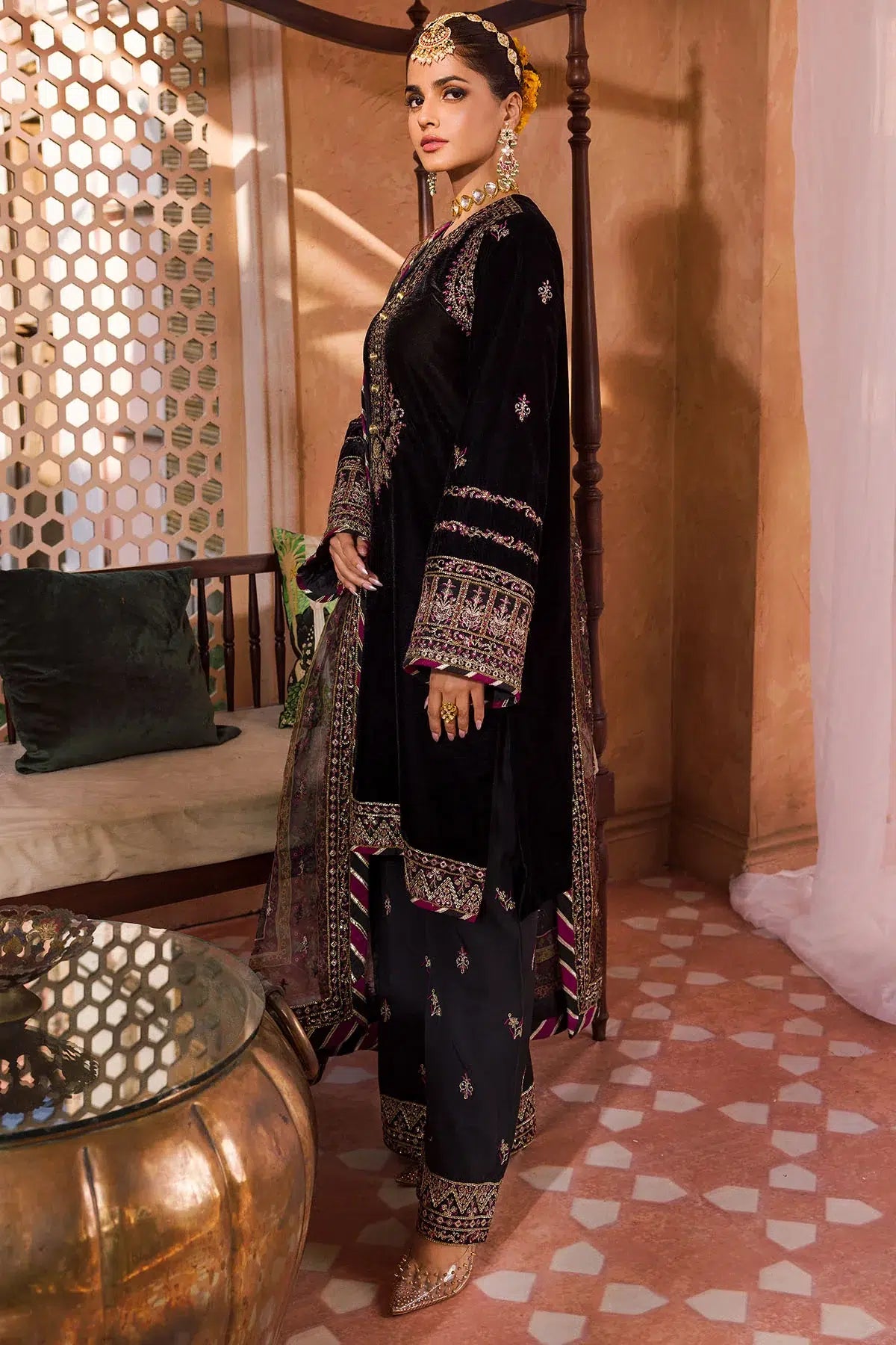 Motifz | Grand Velour Velvet Collection | 4404 - Official Motifz - Agha Fabrics UK