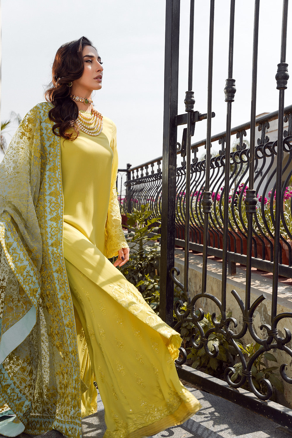 Nilofer Shahid | Verve Summer 24 | Evara (3pc) ÃÂ¢- Verve SS 24