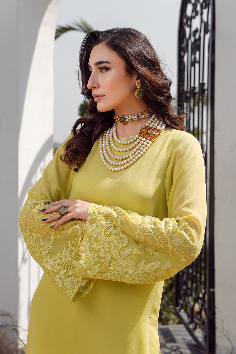Nilofer Shahid | Verve Summer 24 | Evara (3pc) ÃÂ¢- Verve SS 24