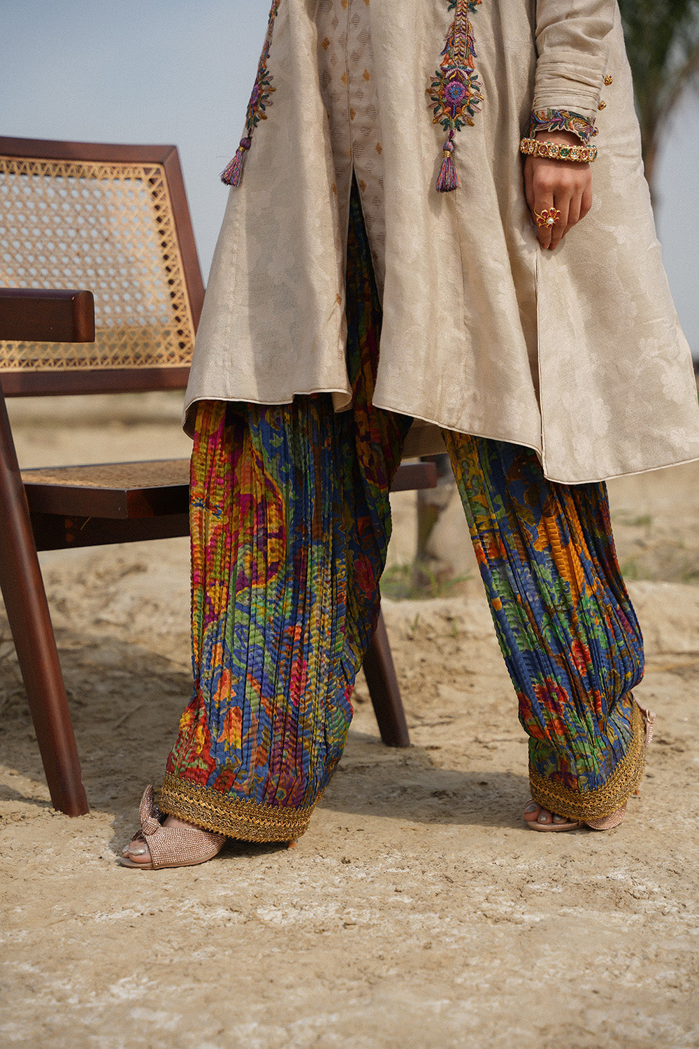 Nilofer Shahid | Verve Summer 24 | Verena (3pc) ÃÂ¢- Verve SS 24