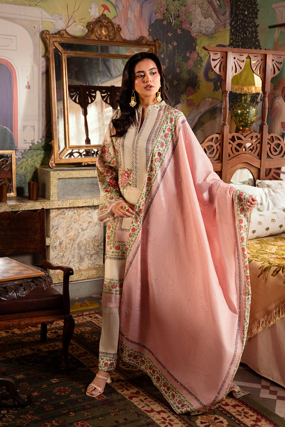 Saira Rizwan | Dahini Silk Pret | ADELIA -SRLP07-25