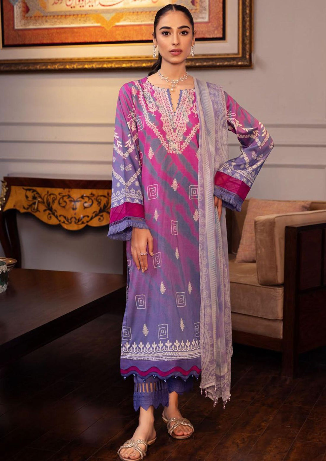 Lawn Collection - Nureh - Signature Prints - NSP#53 - Official Nureh - Agha Fabrics UK