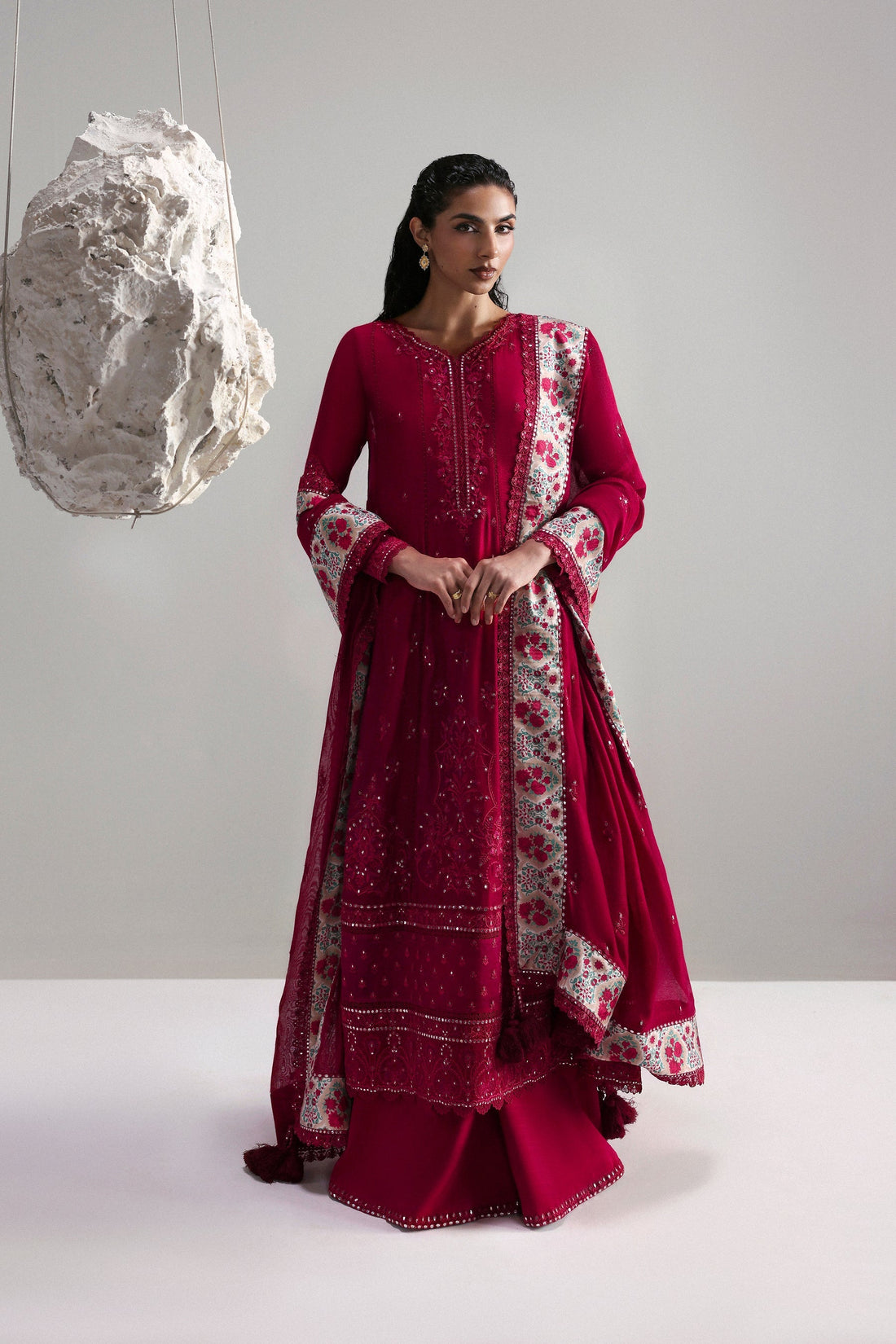 Afrozeh | Slate Ready to Wear | Roselith - Official Afrozeh - Agha Fabrics UK