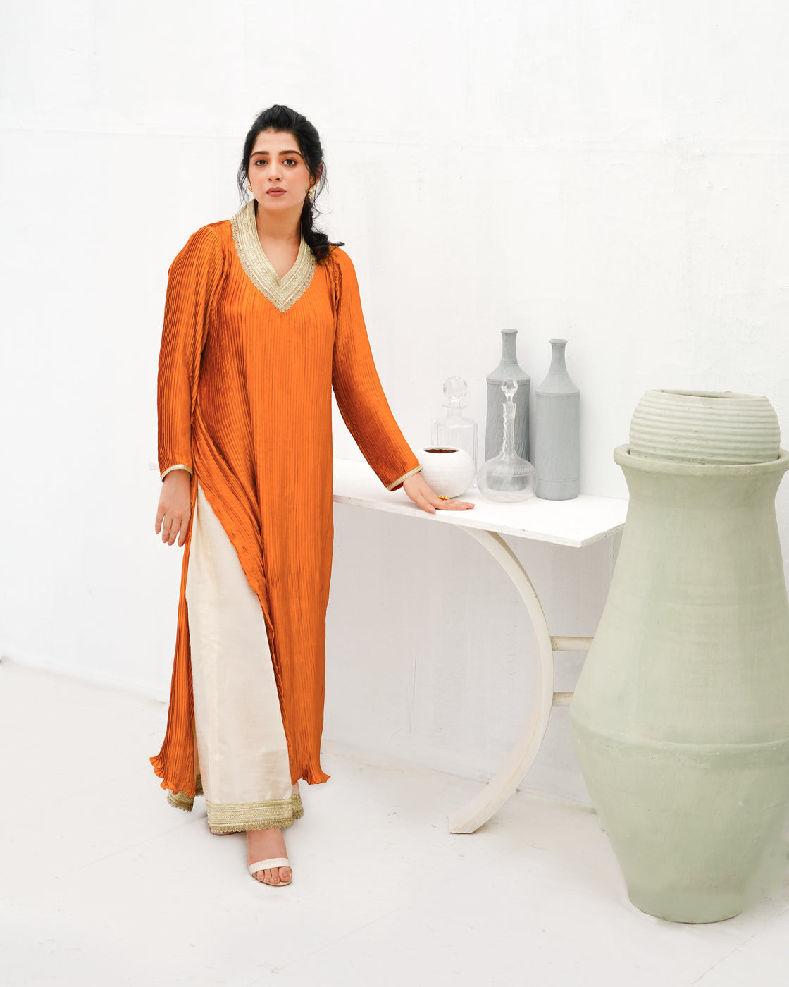Zar | Formals Wear | Orange - Official Zar - Agha Fabrics UK