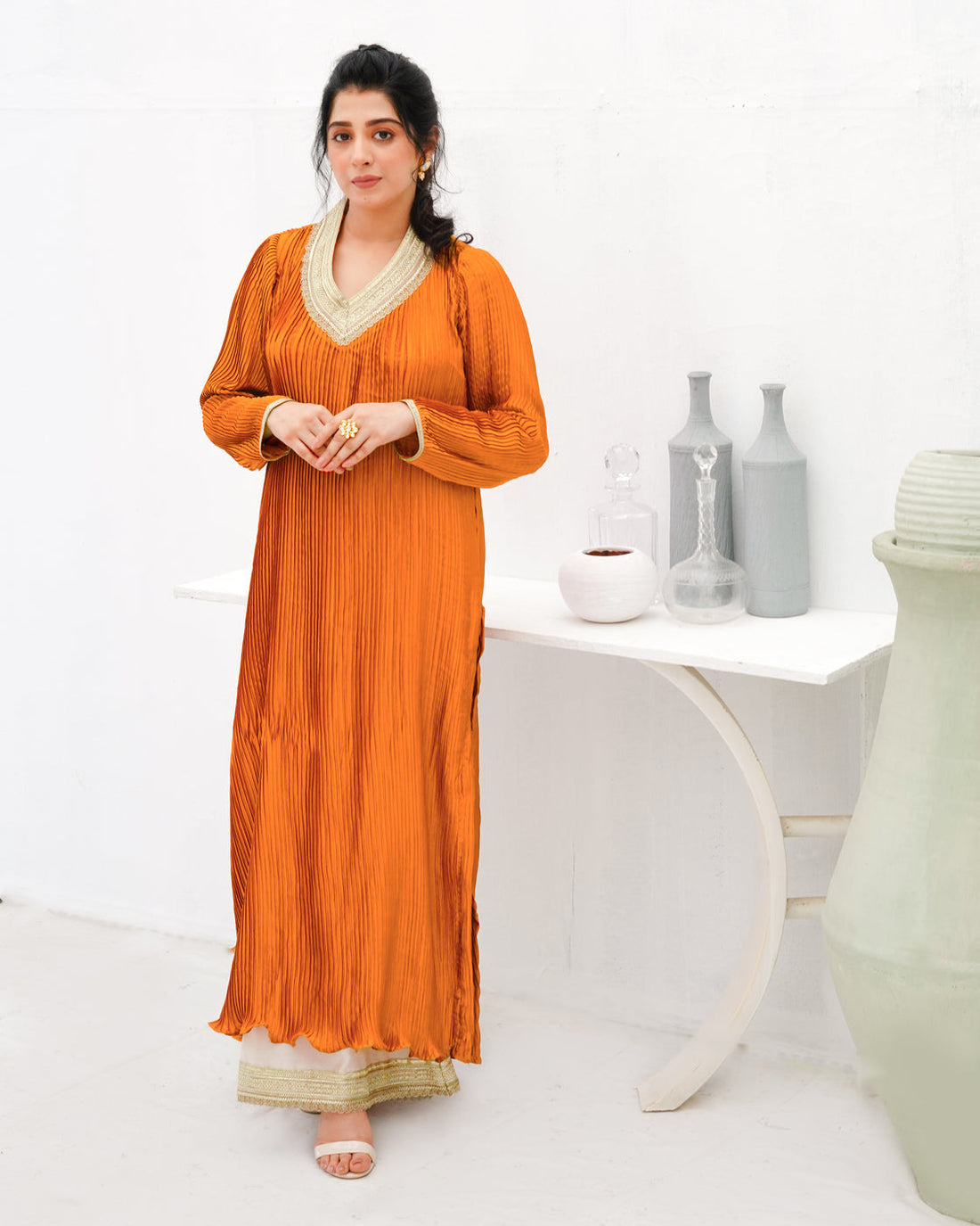 Zar | Formals Wear | Orange - Official Zar - Agha Fabrics UK