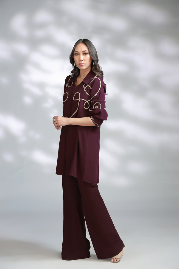 Sana Abbas | La Fiesta A W Pret | Crimson
