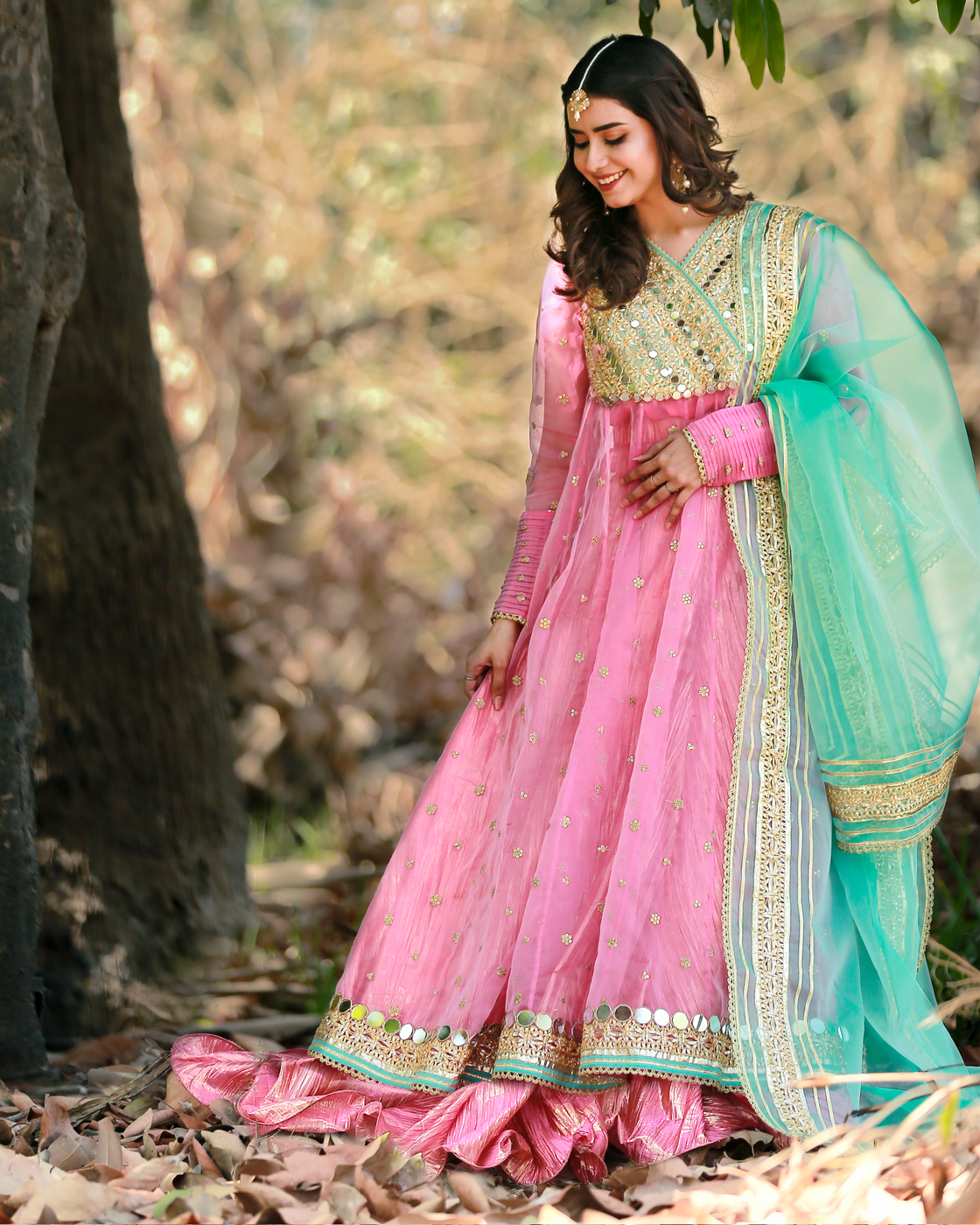 Zar | Formals Wear | Pink/Turquoise - Official Zar - Agha Fabrics UK