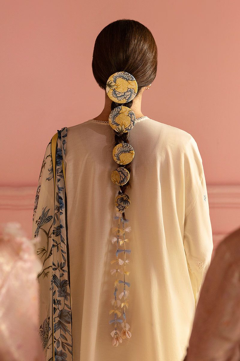 Cross Stitch | Premium Lawn 25 | BLUE ALLURE - Official Cross Stitch - Agha Fabrics UK