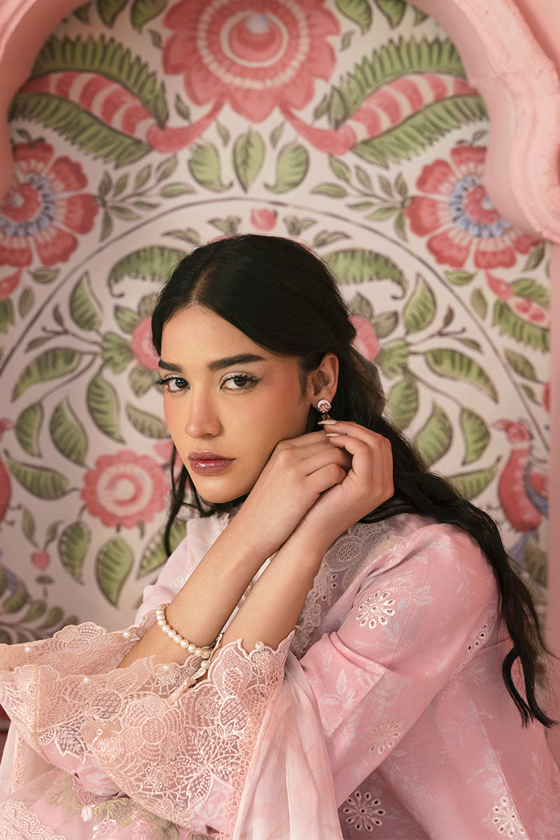 Cross Stitch | Premium Lawn 25 | FLORAL TIE - Official Cross Stitch - Agha Fabrics UK