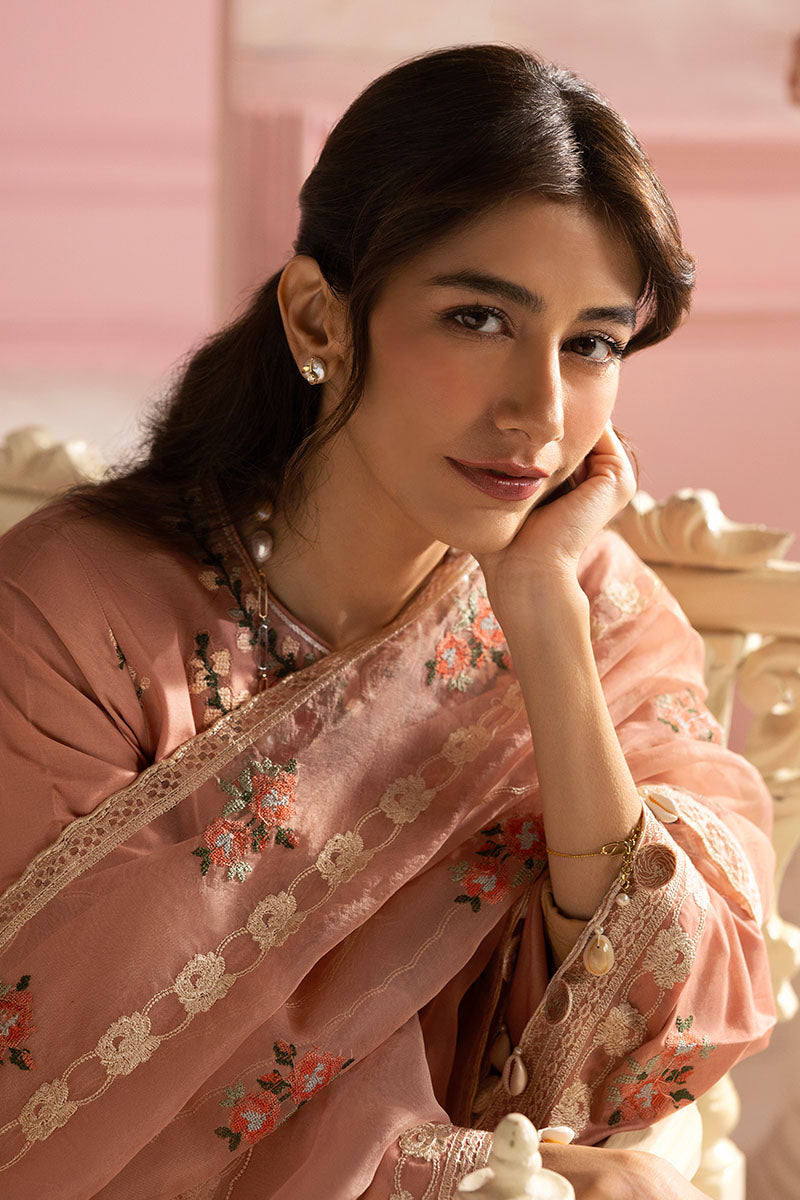 Cross Stitch | Premium Lawn 25 | ROSE QUARTZ - Official Cross Stitch - Agha Fabrics UK