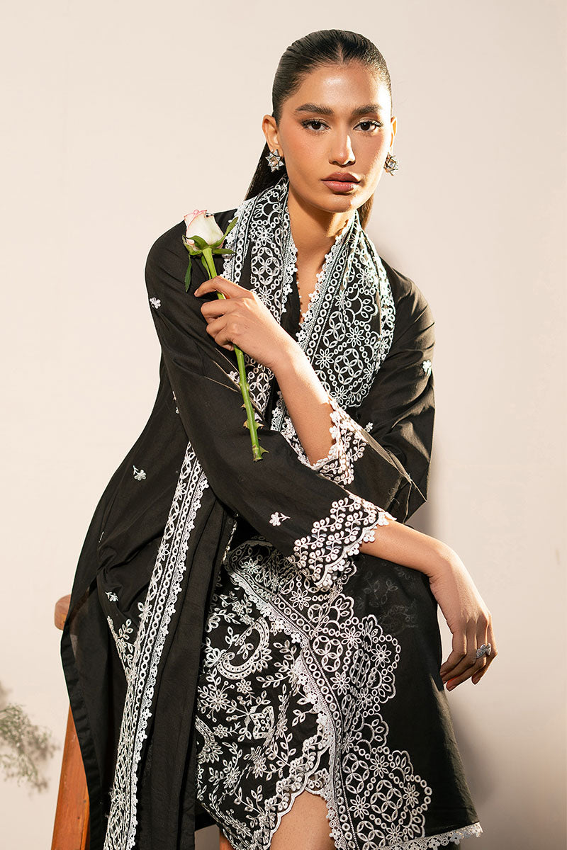 Cross Stitch | Mahiri Lawn 25 | RAVEN GRACE - Official Cross Stitch - Agha Fabrics UK