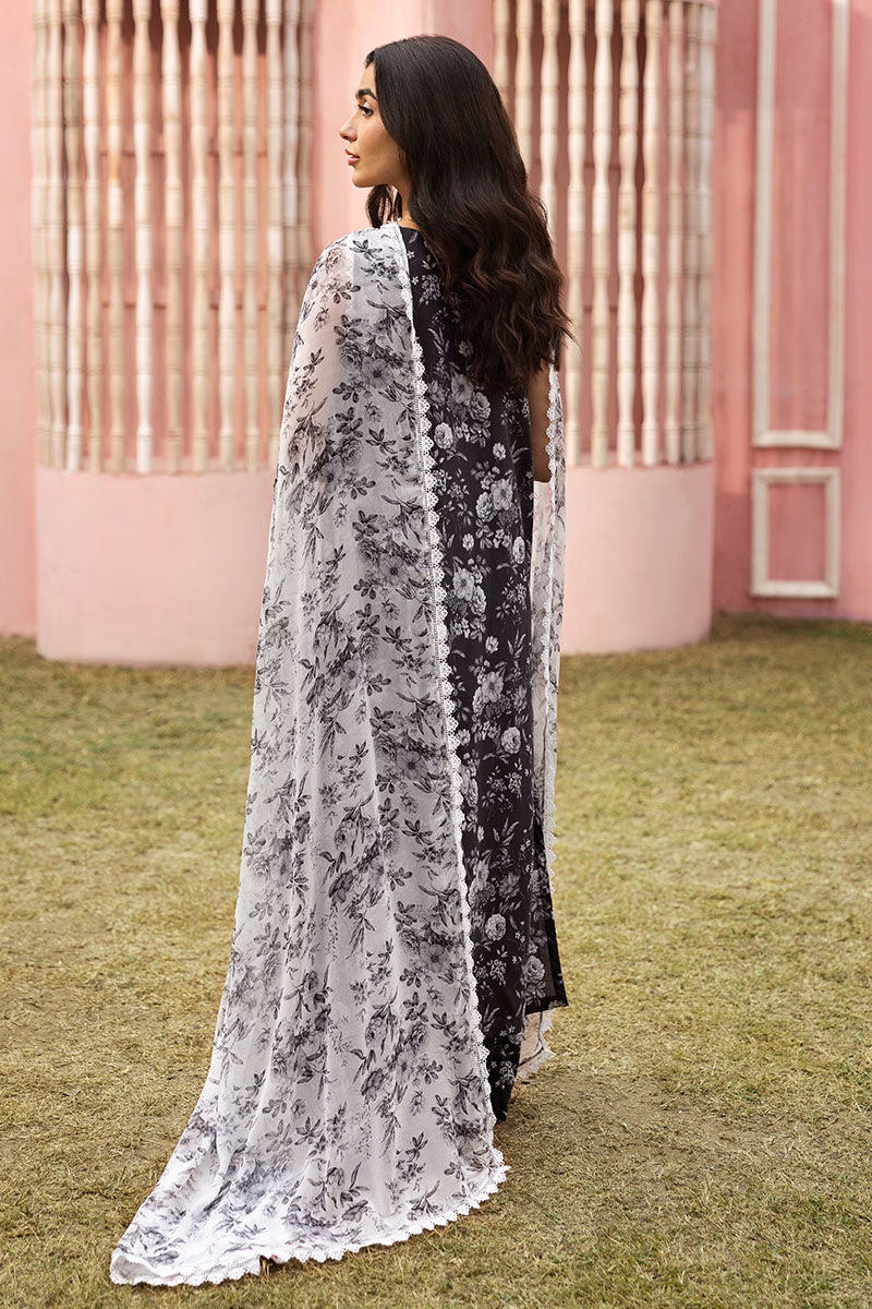 Cross Stitch | Premium Lawn 25 | SOMBER ESCAPE - Official Cross Stitch - Agha Fabrics UK