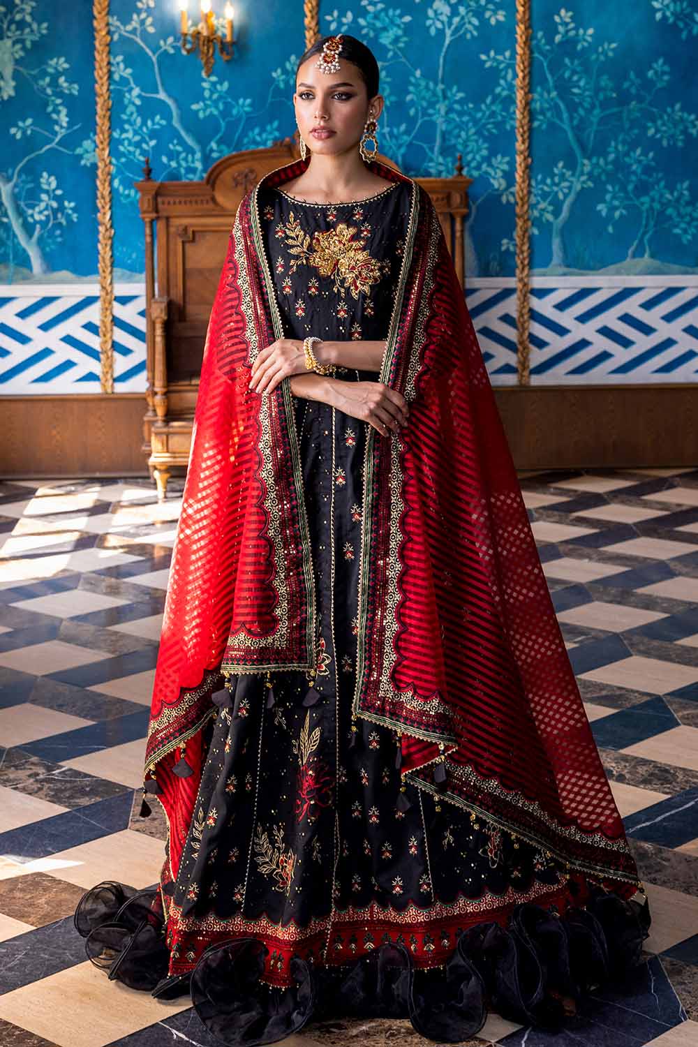 Gul Ahmed | Wedding Collection 24 | PRW-32067 - Official Gul Ahmed - Agha Fabrics UK