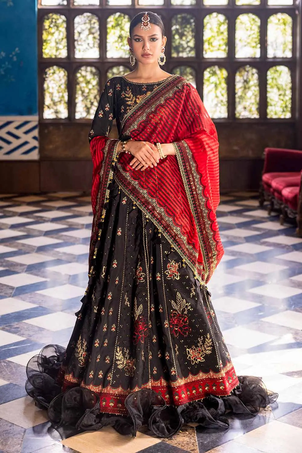 Gul Ahmed | Wedding Collection 24 | PRW-32067 - Official Gul Ahmed - Agha Fabrics UK