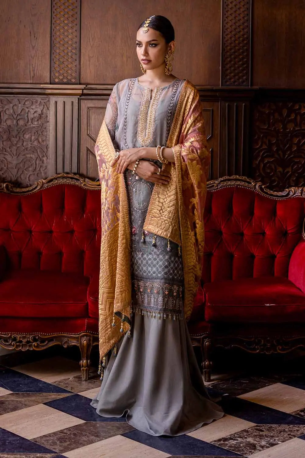 Gul Ahmed | Wedding Collection 24 | PRW-32071 - Official Gul Ahmed - Agha Fabrics UK
