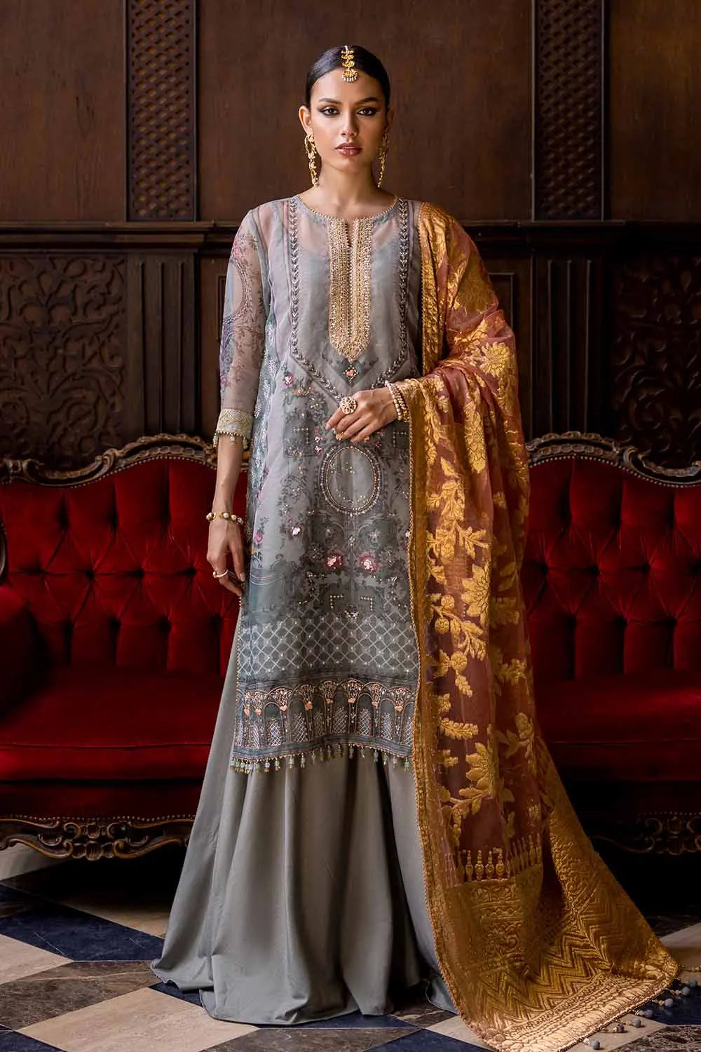 Gul Ahmed | Wedding Collection 24 | PRW-32071 - Official Gul Ahmed - Agha Fabrics UK