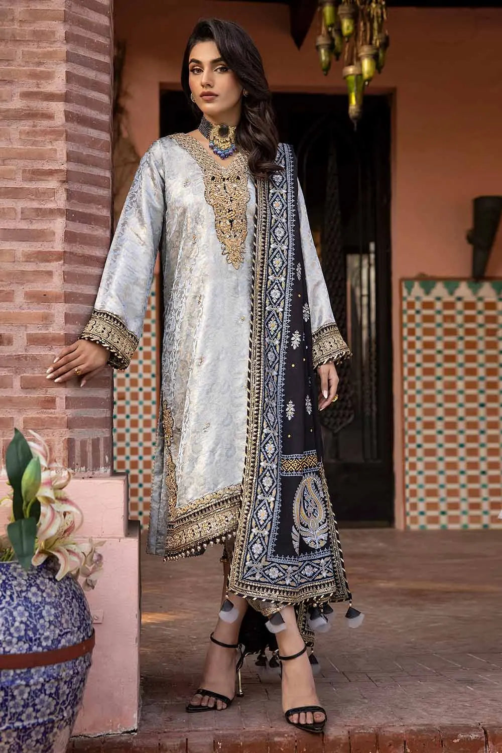Gul Ahmed | Wedding Collection 24 | PRW-32073 - Official Gul Ahmed - Agha Fabrics UK