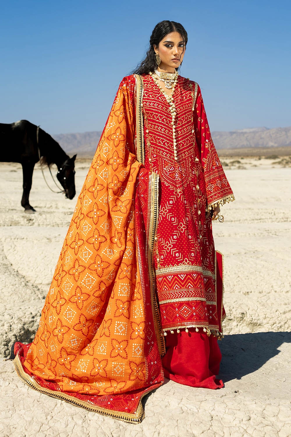 Gul Ahmed | Chunri Lawn 25 | PRW-42007