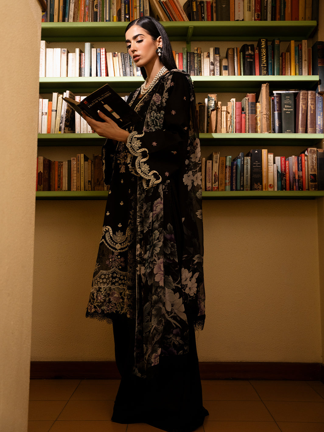 Izel | Dastak Luxury Lawn | QALAH