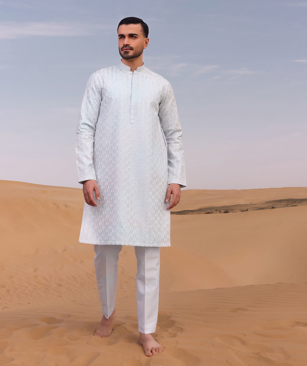 Pakistani Menswear | QAL-JS-03 - Official Agha Fabrics Ltd. - Agha Fabrics UK