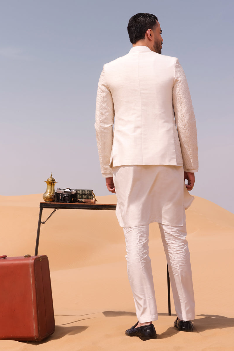 Pakistani Menswear | QAL-JSC-07 COAT - Official Agha Fabrics Ltd. - Agha Fabrics UK