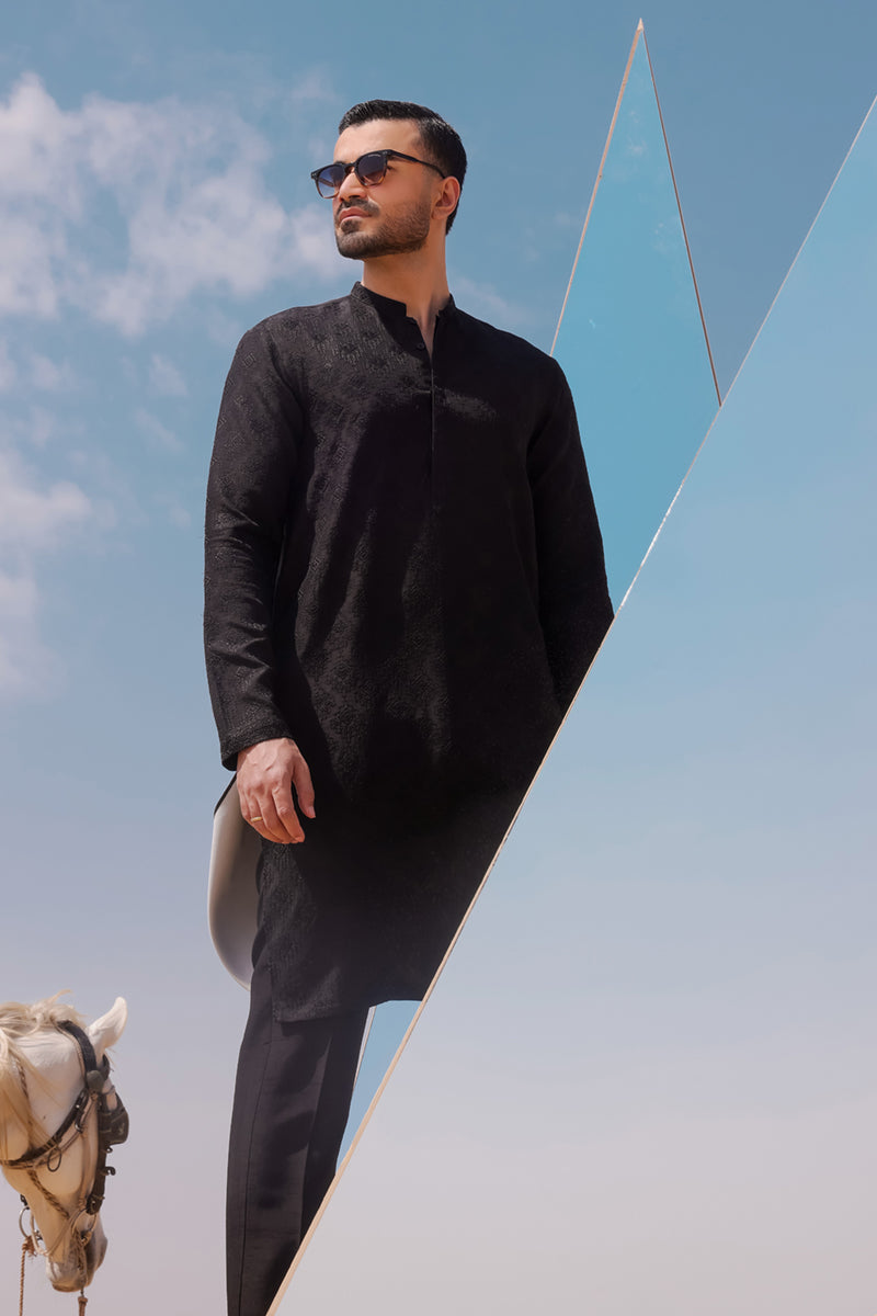 Pakistani Menswear | QAL-JS-05 - Official Agha Fabrics Ltd. - Agha Fabrics UK