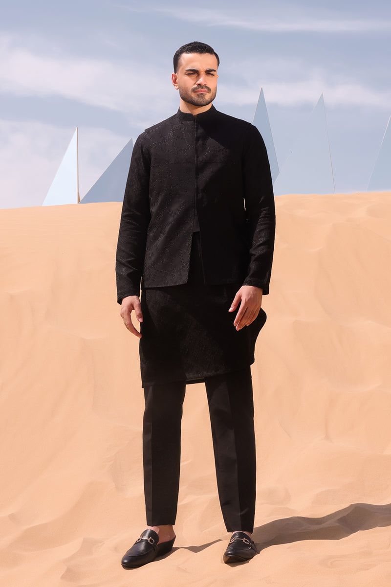 Pakistani Menswear | QAL-JSW-06 WAISTCOAT - Official Agha Fabrics Ltd. - Agha Fabrics UK