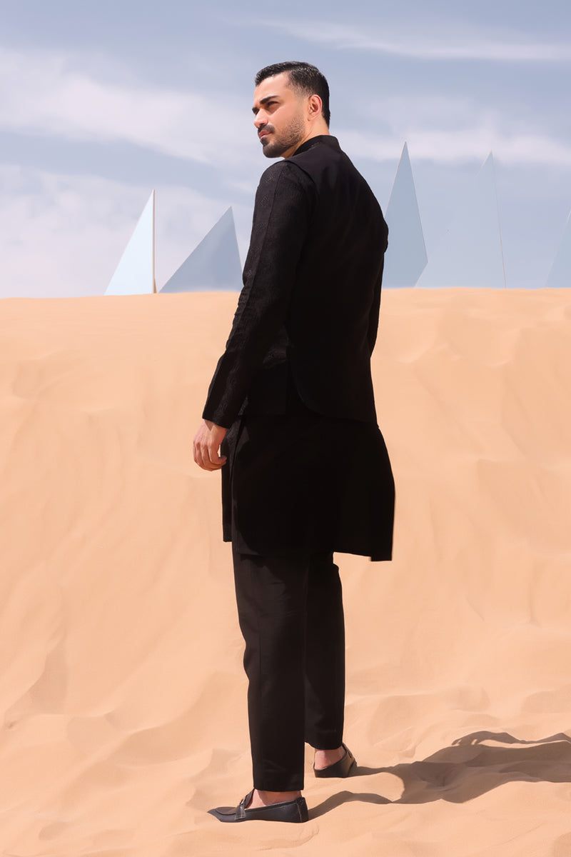 Pakistani Menswear | QAL-JSW-06 WAISTCOAT - Official Agha Fabrics Ltd. - Agha Fabrics UK