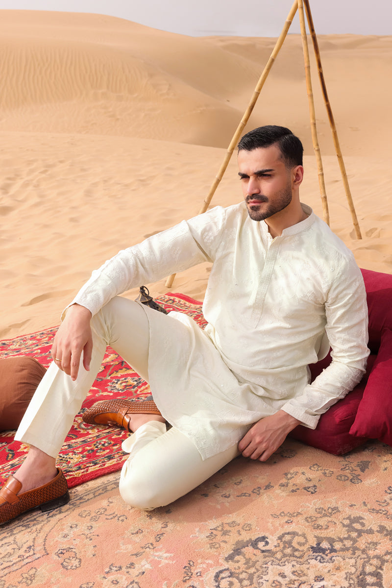 Pakistani Menswear | QAL-JS-04 - Official Agha Fabrics Ltd. - Agha Fabrics UK