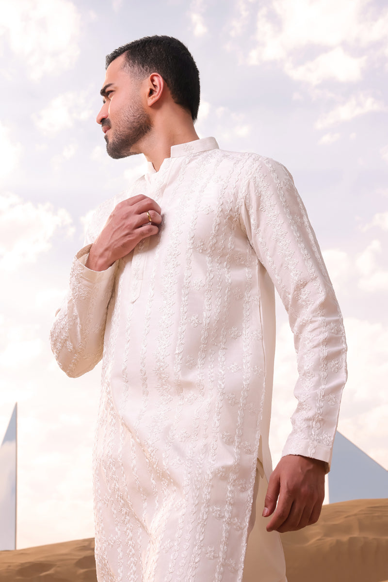 Pakistani Menswear | QAL-JS-01 - Official Agha Fabrics Ltd. - Agha Fabrics UK