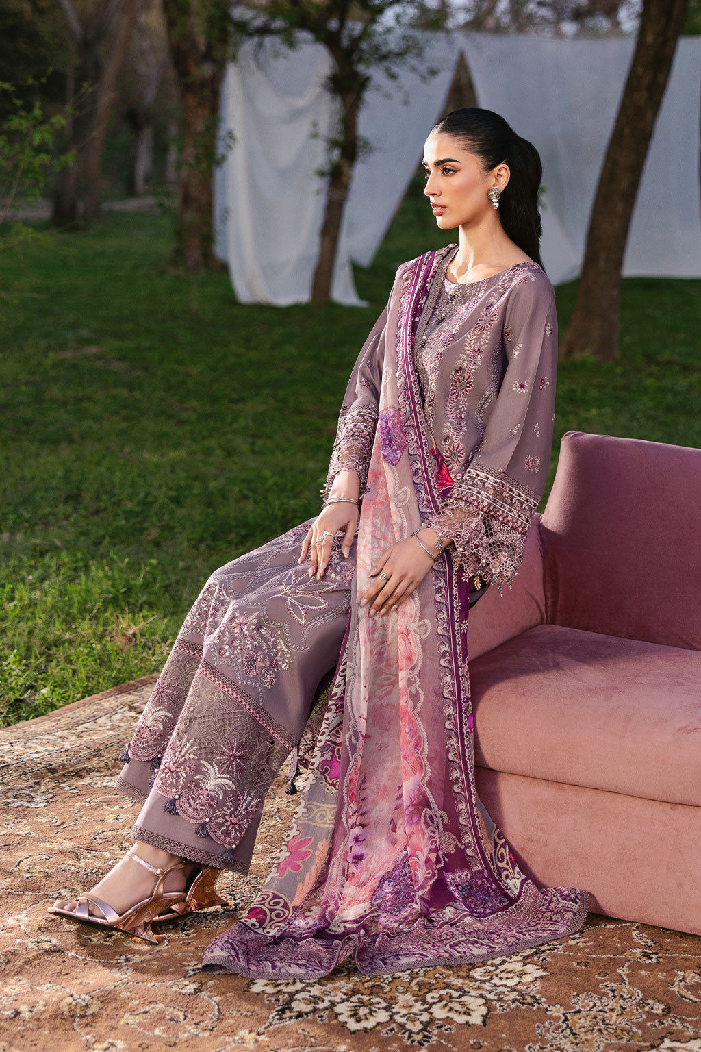 Ramsha | Riwayat Lawn Collection | Y-1310