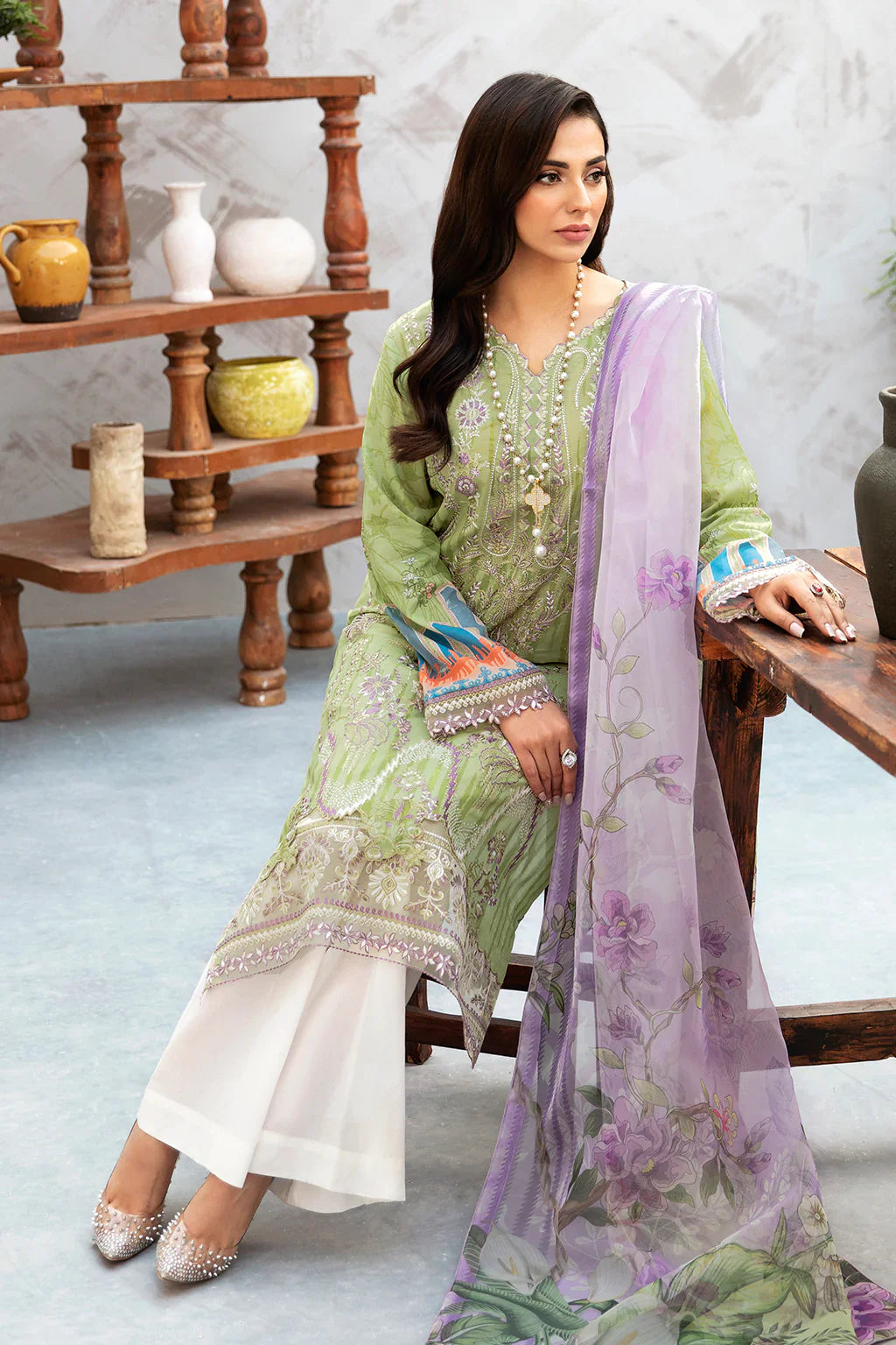 Ramsha | Ghazal Lawn 24 | L-904 - Official Ramsha - Agha Fabrics UK