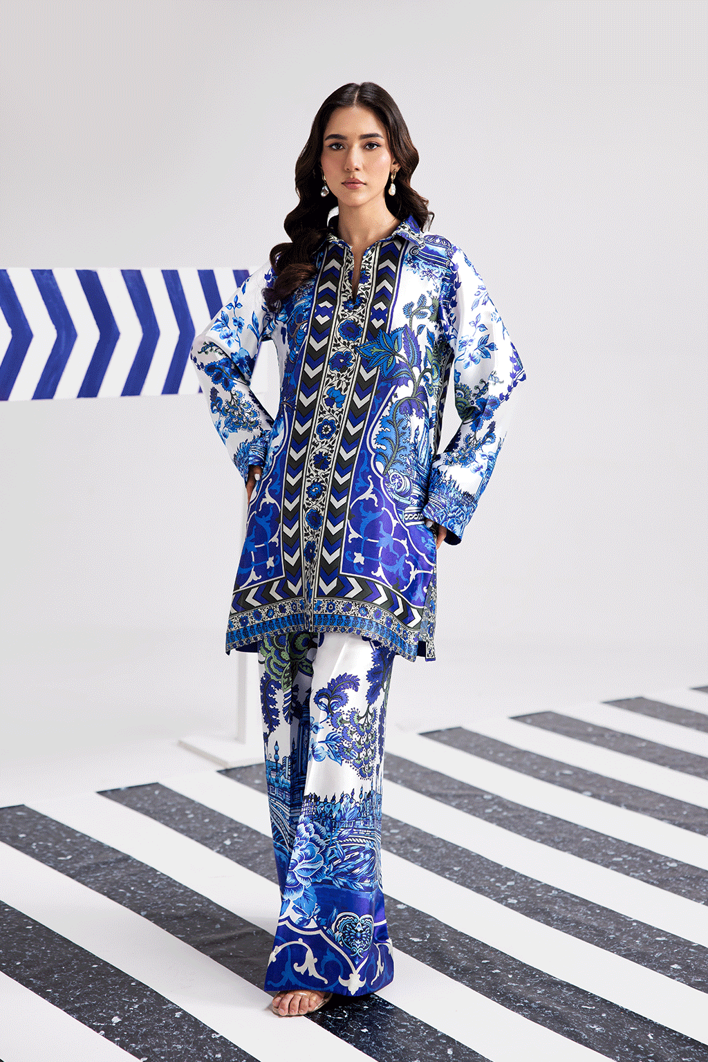 Afsanah | The Print Edit | OCHRE BLOOM AP-104 - Official Afsanah - Agha Fabrics UK