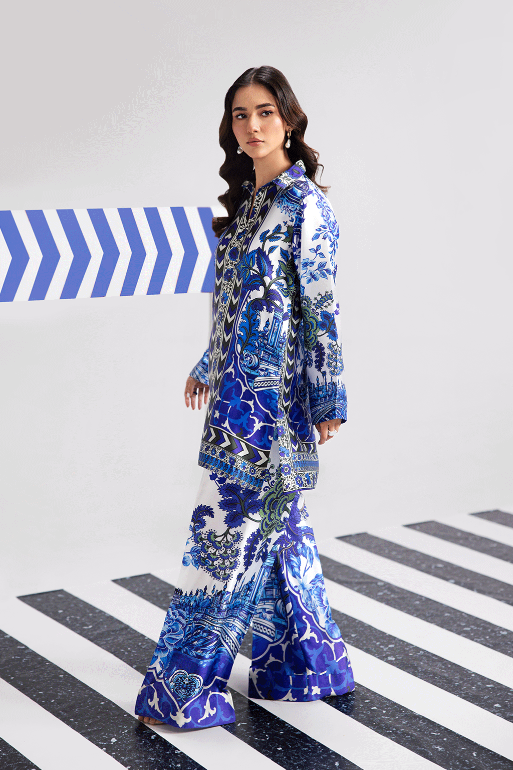 Afsanah | The Print Edit | OCHRE BLOOM AP-104 - Official Afsanah - Agha Fabrics UK