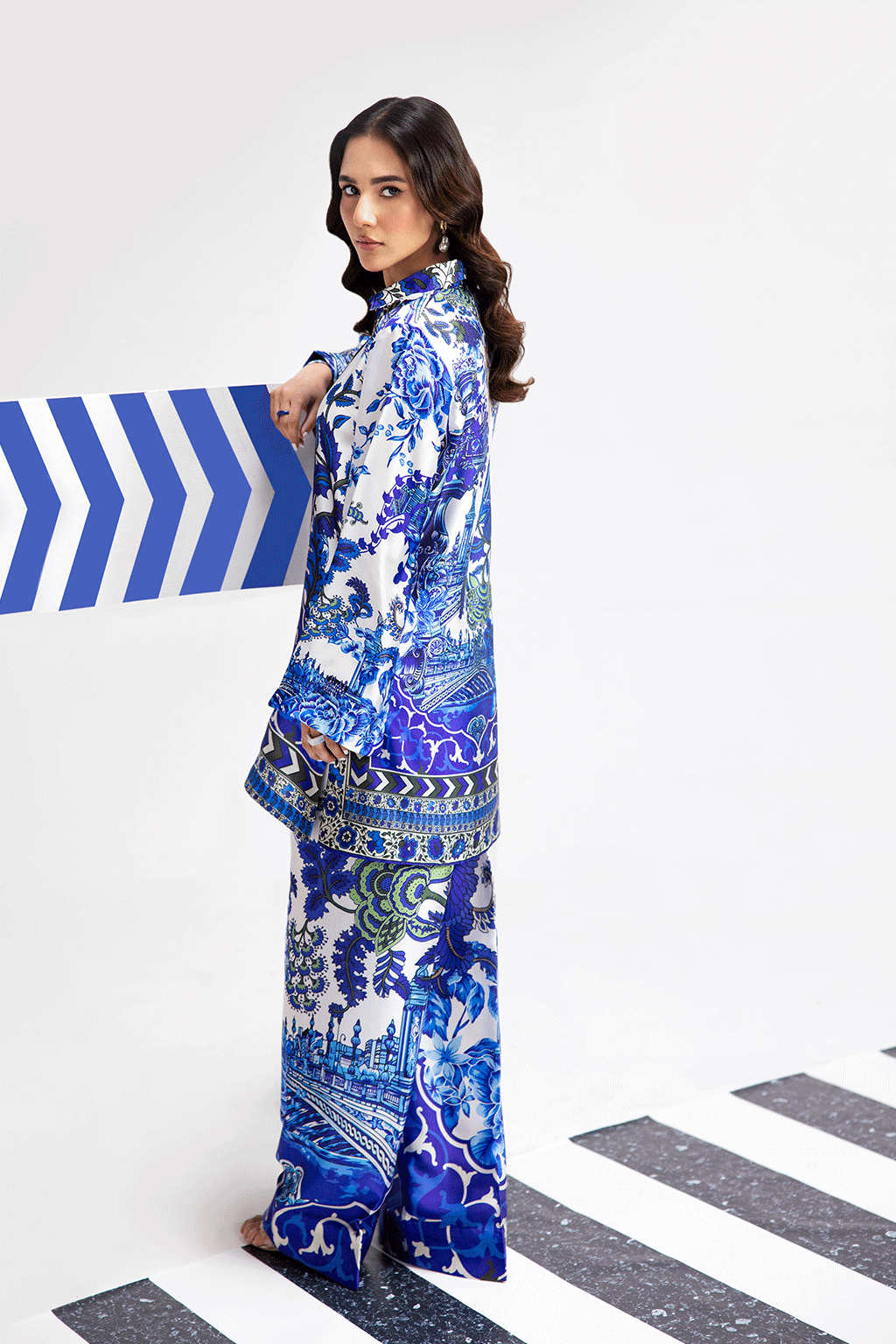 Afsanah | The Print Edit | OCHRE BLOOM AP-104 - Official Afsanah - Agha Fabrics UK