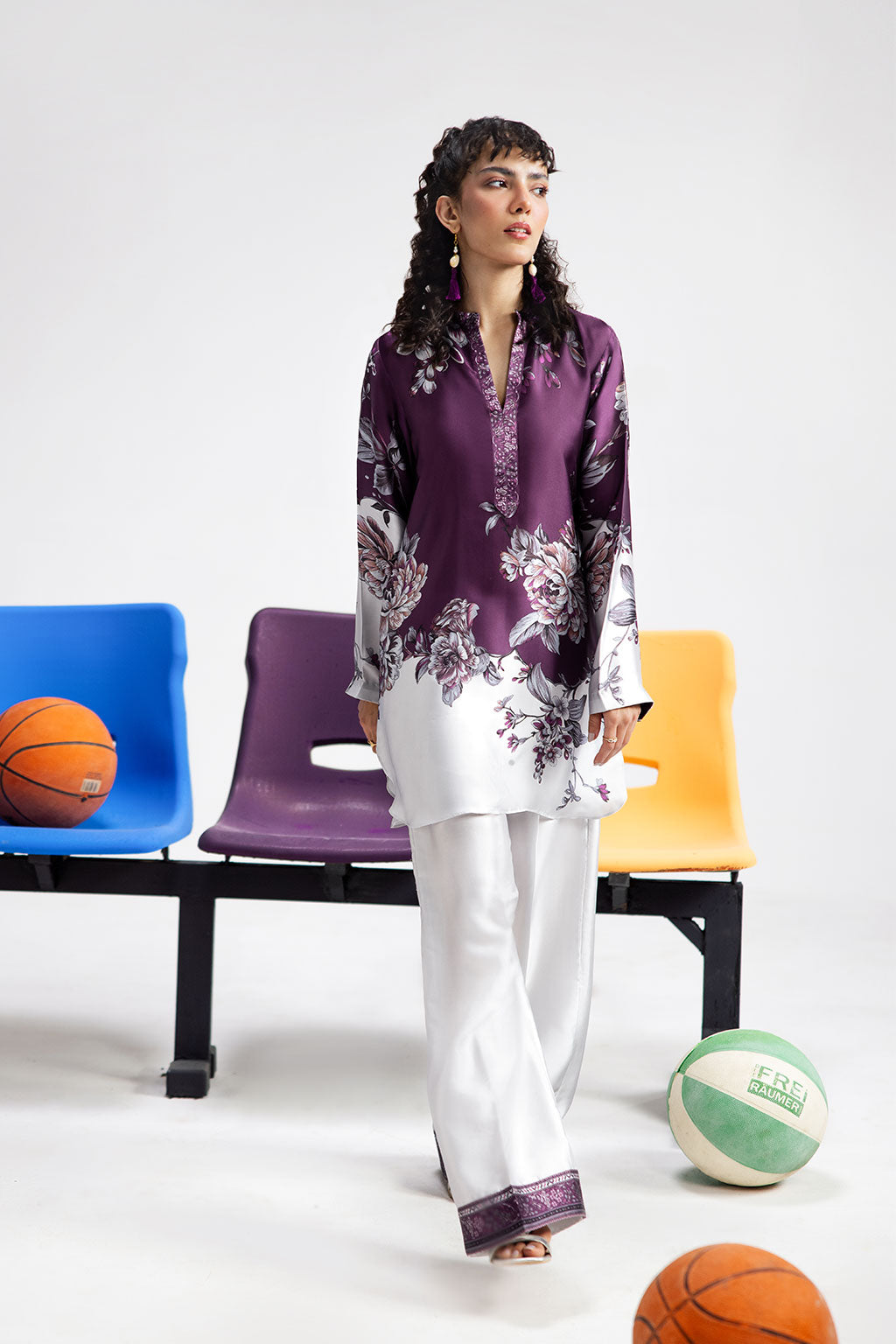 Afsanah | The Print Edit | PURPLE SAPPHIRE AP-114 - Official Afsanah - Agha Fabrics UK