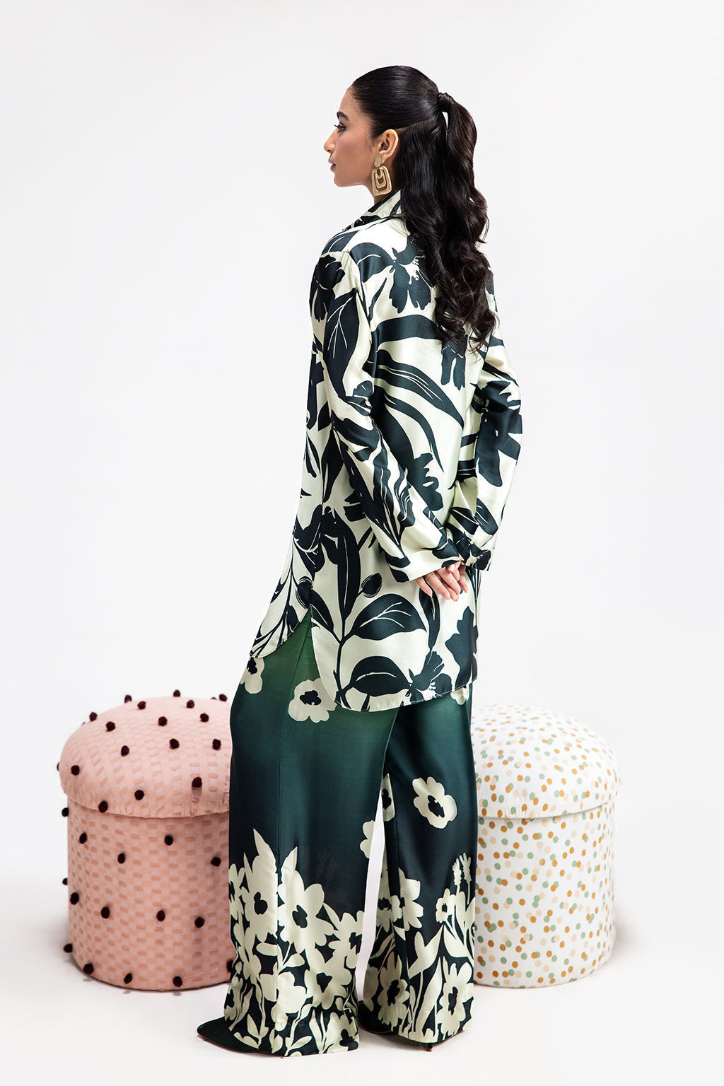 Afsanah | The Print Edit | GREEN SPARKLE AP-106 - Official Afsanah - Agha Fabrics UK