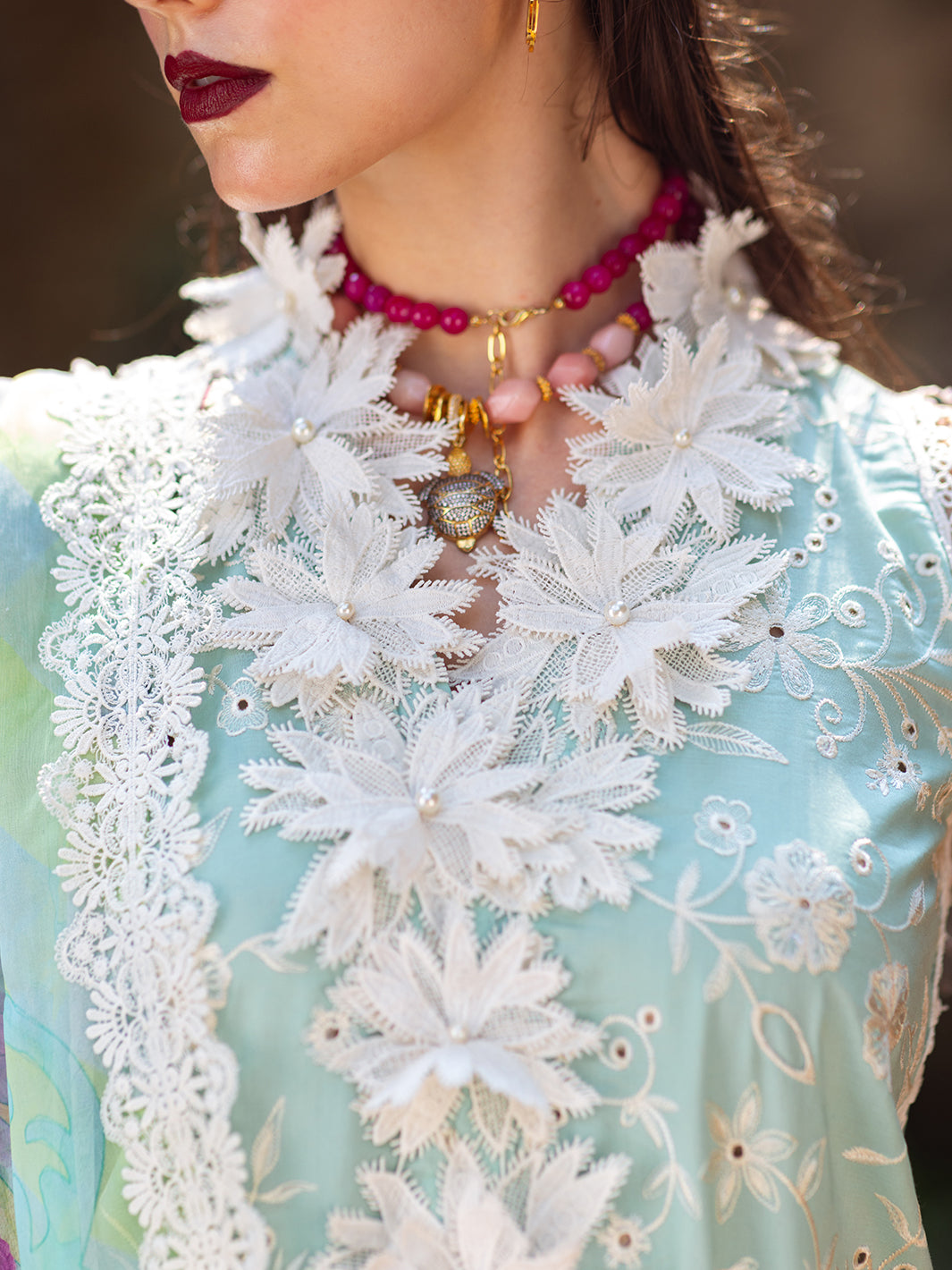 Roheenaz | Dahlia Embroidered Lawn 24 | Zinnia