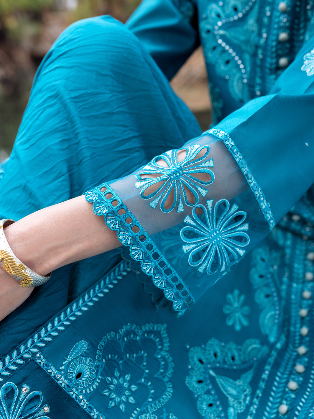 Roheenaz | Dahlia Embroidered Lawn 24 | Delphinium