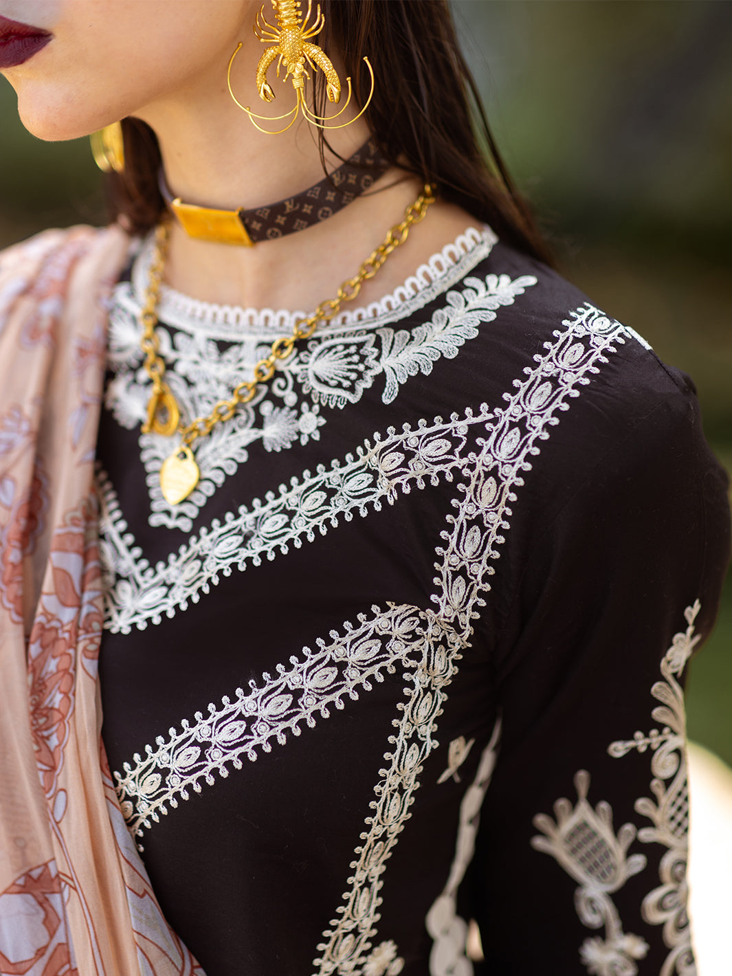 Roheenaz | Dahlia Embroidered Lawn 24 | Celandine