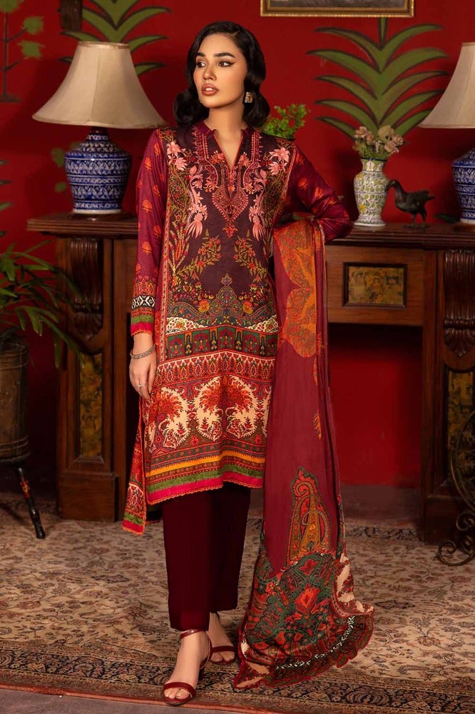 Gul Ahmed | Winter Collection 24 | Suit CV-32003 - Official Gul Ahmed - Agha Fabrics UK