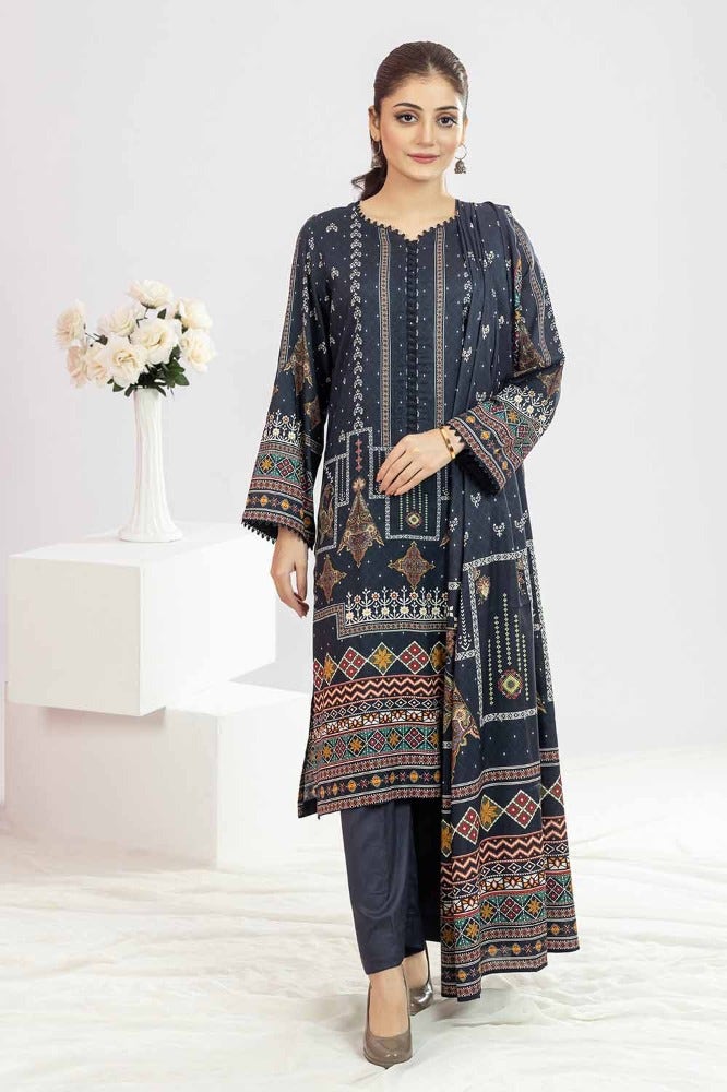 Gul Ahmed | Winter Collection 24 | Suit WNS-32290 A - Official Gul Ahmed - Agha Fabrics UK