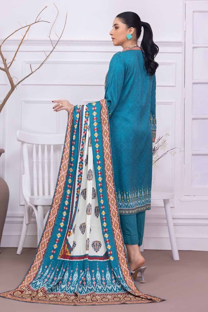 Gul Ahmed | Winter Collection 24 | Cotail Dupatta WNS-32251 A - Official Gul Ahmed - Agha Fabrics UK