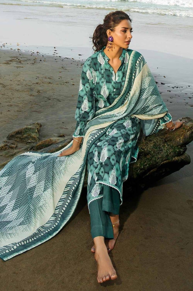 Gul Ahmed | Winter Collection 24 | Suit LT-32020 B - Official Gul Ahmed - Agha Fabrics UK